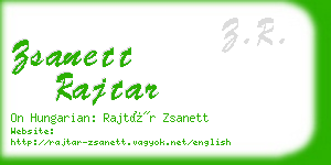 zsanett rajtar business card